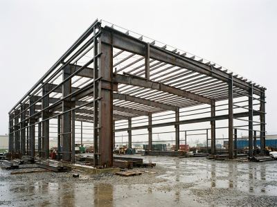 Металлокаркас навеса-склада 12×6 м